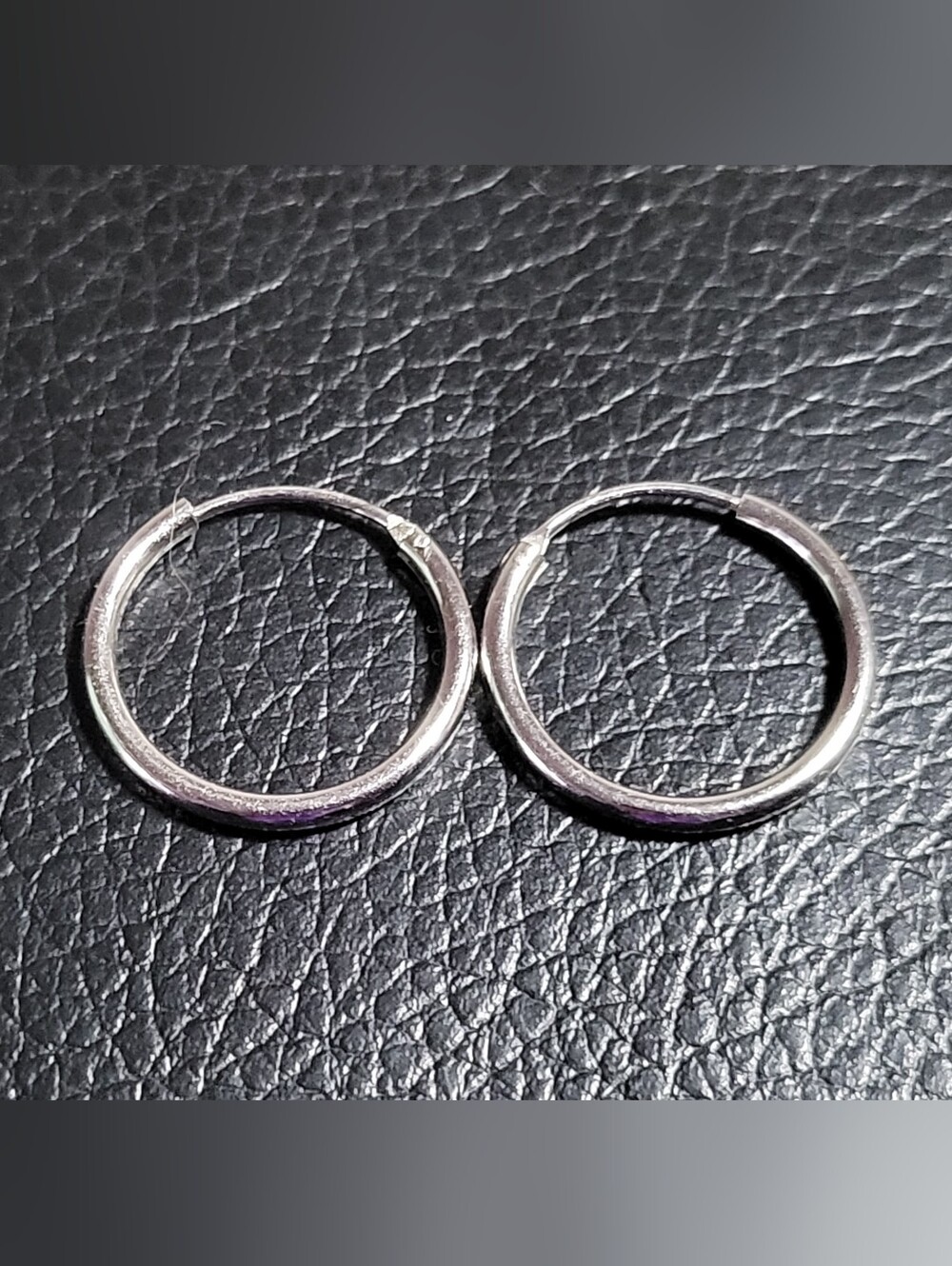 Everyday Wear Endless Sterling Silver Hoop Earrings - Picture 2 of 8